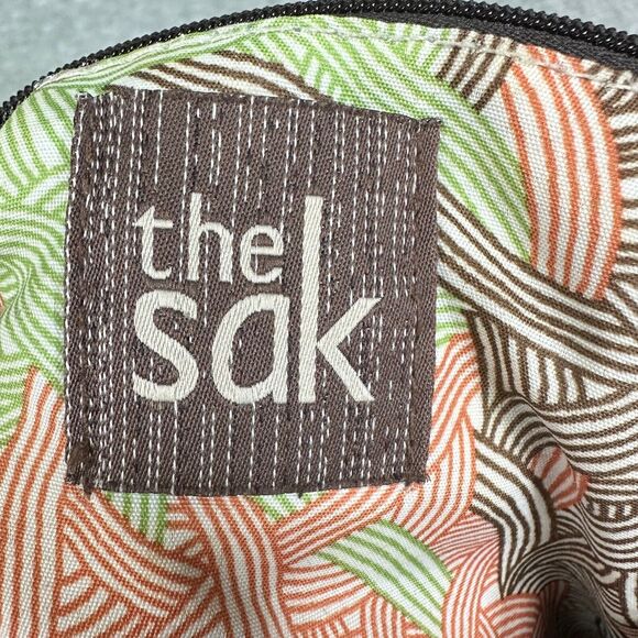 The Sak Brown Genuine Leather Iris Crossbody Satchel Bag - Picture 7 of 12